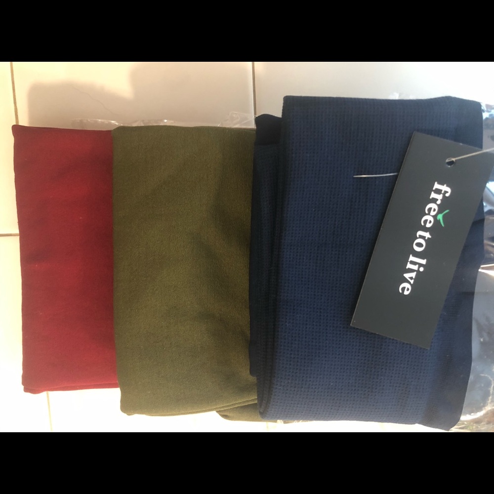 3 pairs of fleece lined leggings